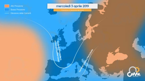 Aprile, bel tempo fino a Martedì, poi maltempo significativo